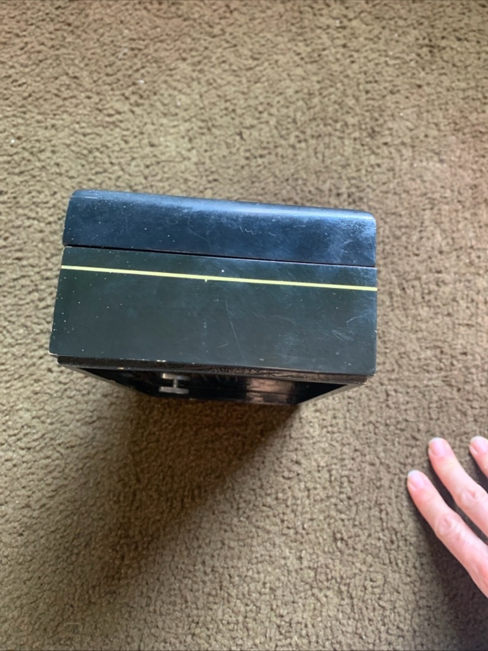 Vintage Avon Music Jewelry Box Black Lacquer President's Sales Competition 1983 - Picture 6 of 12
